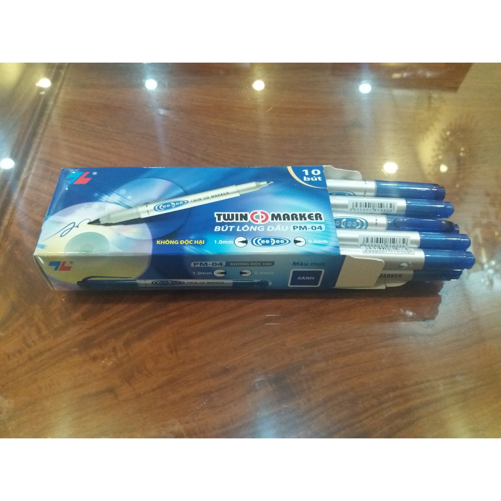 Bút dạ kính Thiên Long PM04 - bút ghi đĩa CD - PM04 HÀNG CHÍNH HÃNG