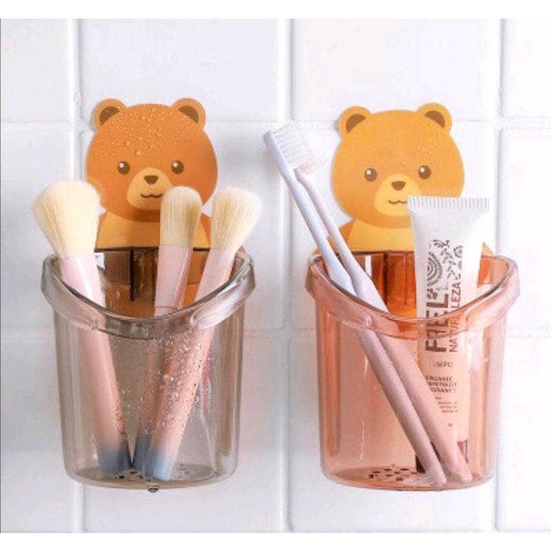 Cốc gấu đựng bàn chải - Cốc gấu đựng dụng cụ