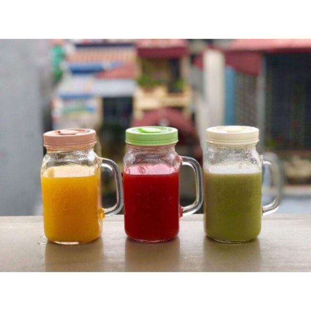 Ly thủy tinh nắp nhựa có tay cầm Lock&Lock Glass Jar dung tích 630ml LLG002 | BigBuy360 - bigbuy360.vn