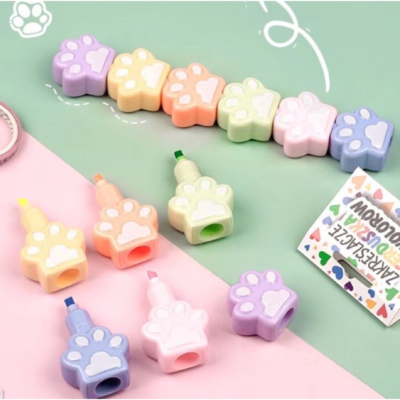 Set bút dạ quang siêu cute