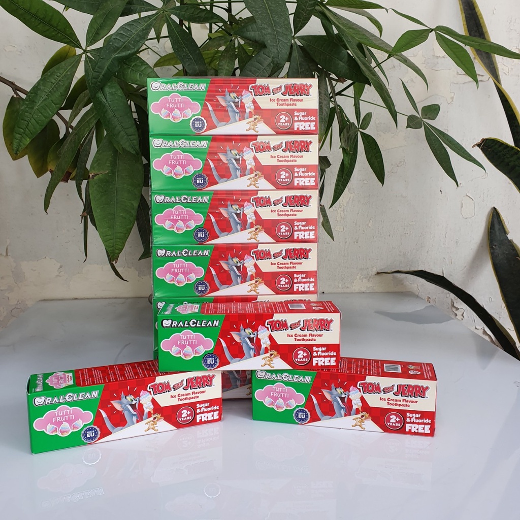 Kem đánh răng Oral-Clean Tom and Jerry cho bé từ 2 tuổi