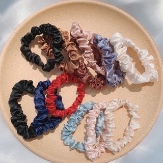 3 buộc tóc scrunchies mini