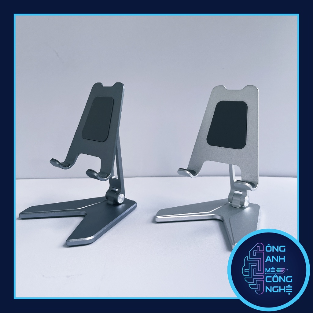 Giá đỡ điện thoại gấp gọn, i_Pad và máy tính bảng, điện thoại nhôm CNC có thể gập lại được