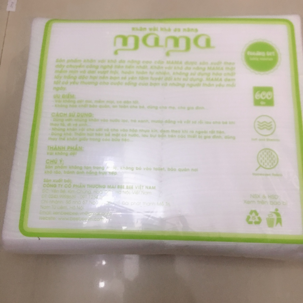 Khăn vải khô đa năng Mama