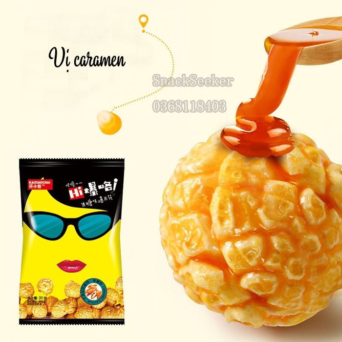 BẮP RANG BƠ ăn vặt tiện lợi gói 20g - SnackSeeker _Đồ ăn vặt ngon mê li | BigBuy360 - bigbuy360.vn