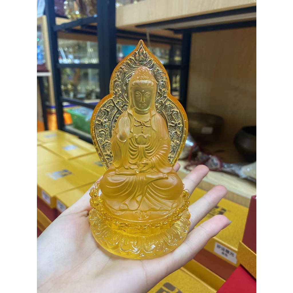 [PBMC]Tượng Quan Âm lưu ly (Bày ô tô)