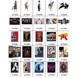 10 sticker dán hình naruto anime trang trí