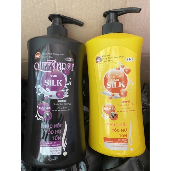 Dầu gội xã bồ kết hoa bưởi Silk 1000ml