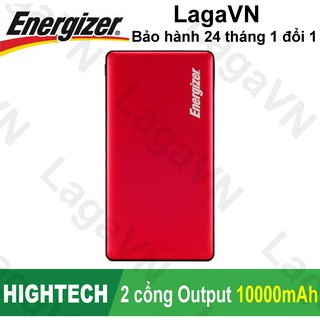 Pin sạc dự phòng Energizer 10000mAh 2 cổng Output - UE10015