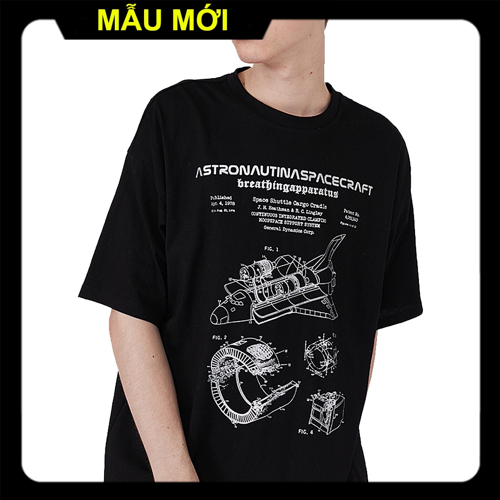 Áo Phông Phi Thuyền Unisex Nam Nữ Form Rộng Vải Dày Mịn [ FREE SHIP ]