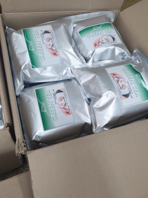 Bột Mặt Nạ Hàn Quốc Cao Cấp: Mặt Nạ Lạnh, Trà Xanh, Collagen, Vitamin - Thẩm Mỹ Huyền Trang NANOCEE