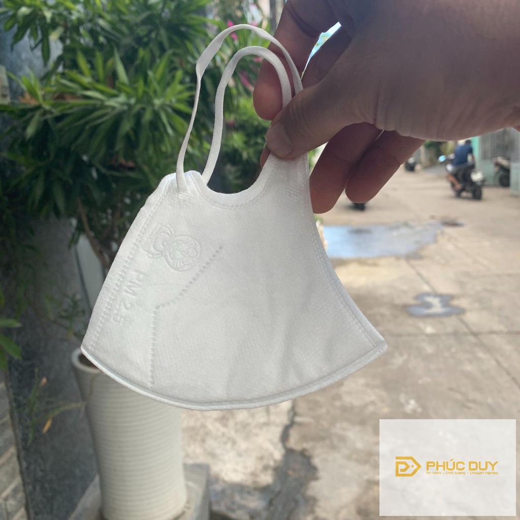 Khẩu trang 3D trẻ em 6-13  tuổi Khánh An Kids Family Hộp 10 cái