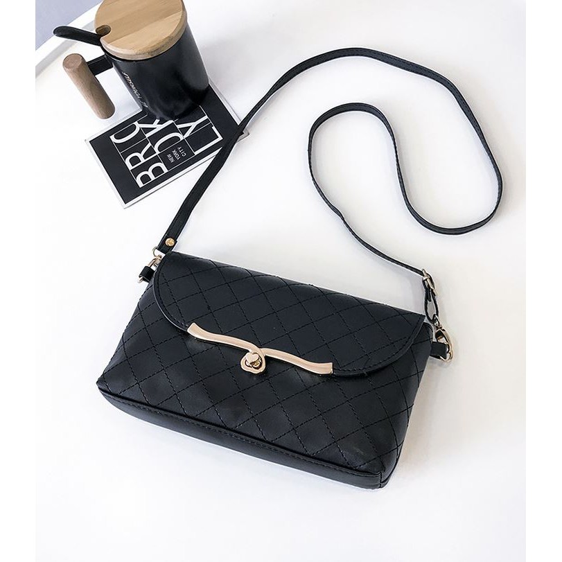 Túi Đeo Vai Nữ Vân Da Nổi Phong Cách Cực Kỳ Trẻ Trung L15