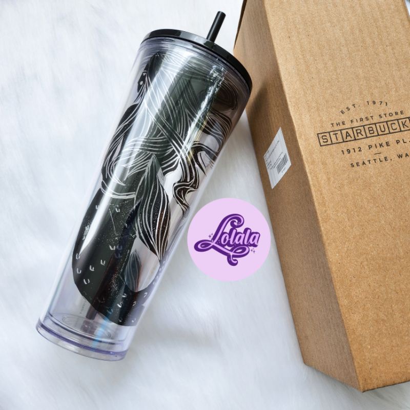 Ly Starbucks Siren Pike Place Cold Cup Trong Suốt 24oz 710ml