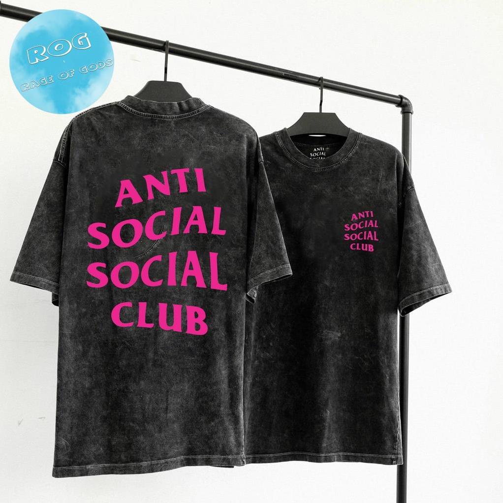 [Premium] Áo thun Unisex Anti Social Soical Club Bassic Hồng