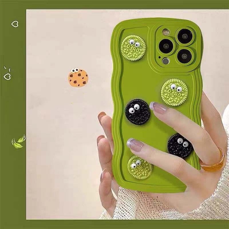 Ốp Điện Thoại Mềm Chống Sốc Họa Tiết Bánh Quy Cho iPhone 13 Pro MAX 12 Pro MAX 11 Pro MAX 7Plus 8Plus X XS MAX XR