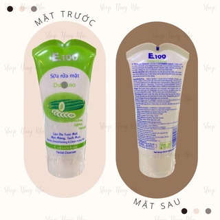 Sữa rửa mặt tinh chất dưa leo E100 - 100gram