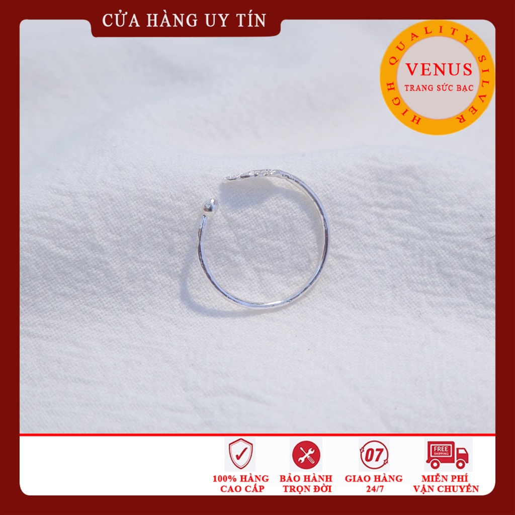 Nhẫn lông vũ bạc ta- Mã sản phẩm VENUSN21