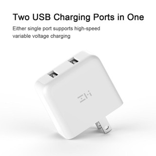 Củ sạc nhanh QC3.0 Zmi 2 USB