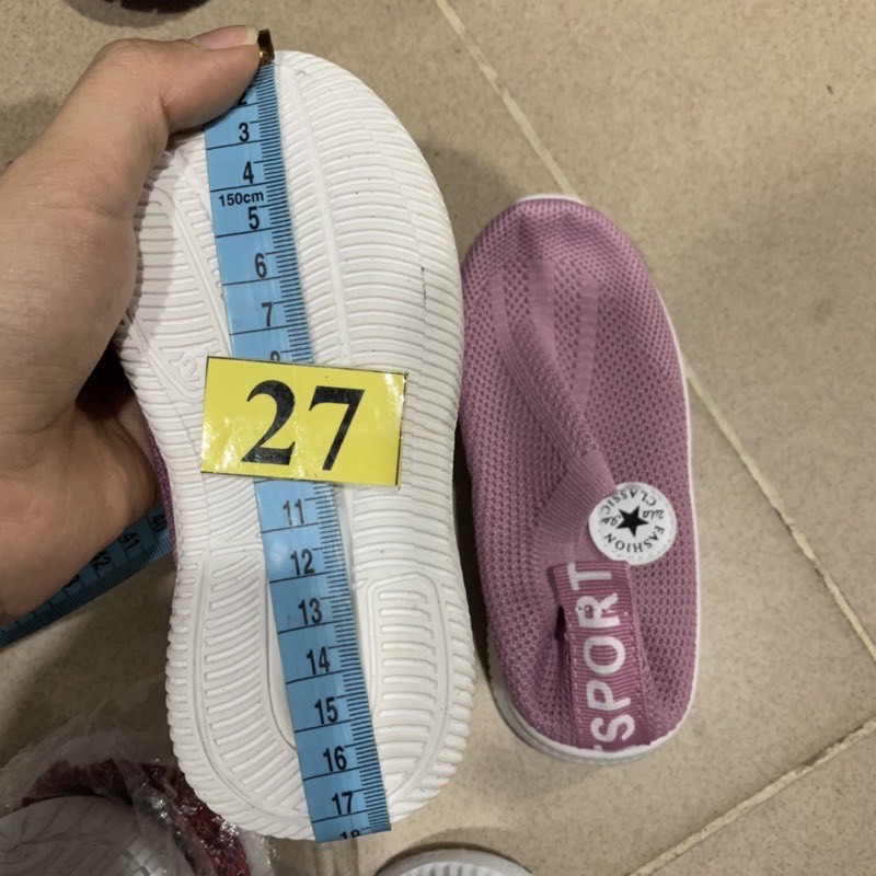 N1  Giày chun lưới siêu mềm cho bé Size 24 đến 29