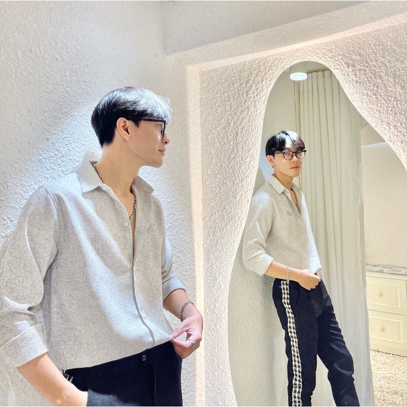 SƠMI BASIC VẢI BỐ “K honista”