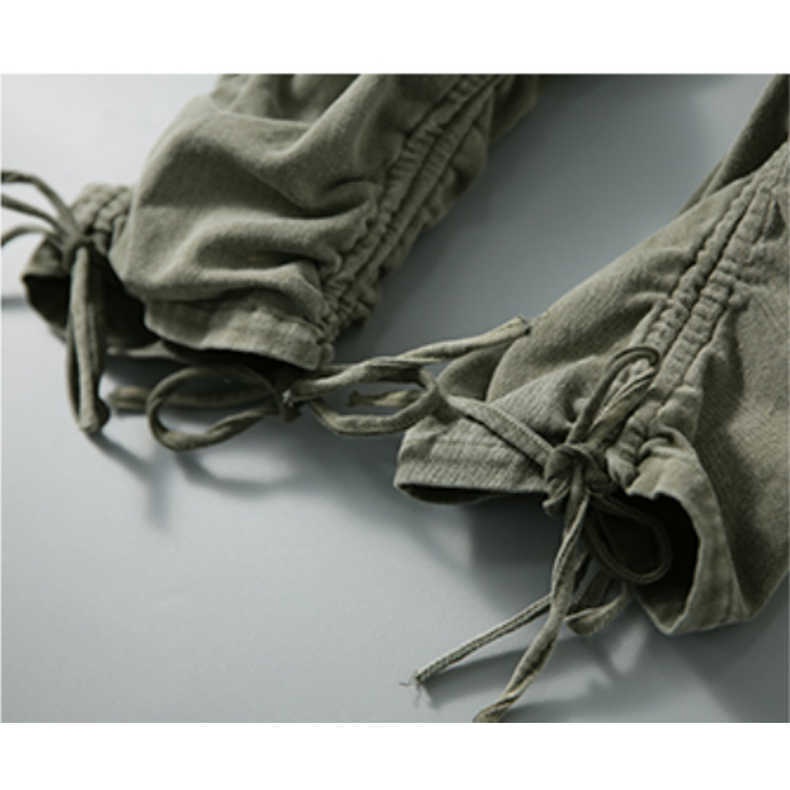 Quần Jeans Lưng Cao Ống Rộng Thiết Kế Dây Rút Phong Cách Đường Phố Mới Mùa Hè Cho Nữ