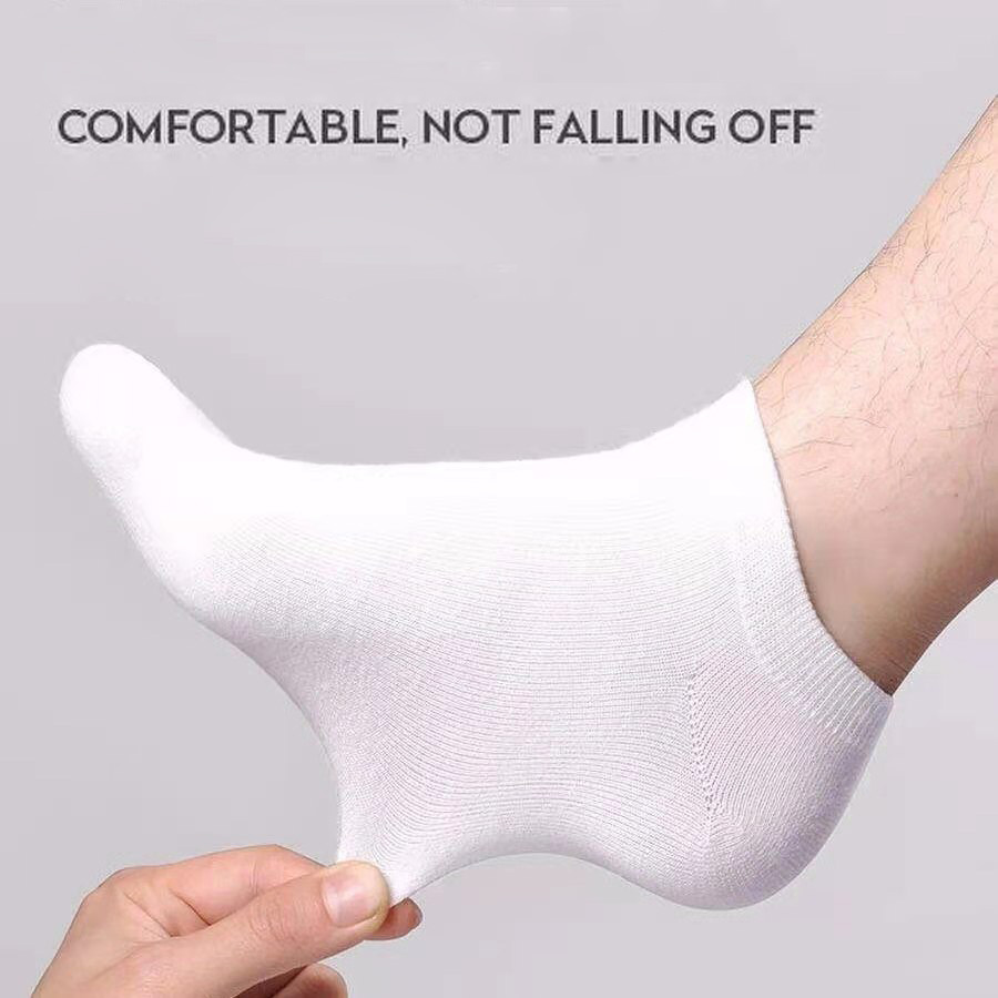 Vớ Cotton Màu Đơn Giản Cho Nam
