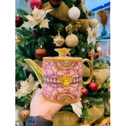 Bộ Ấm Chén Versace Sứ Xương Hoàng Gia Cao Cấp (Hàng có sẵn)