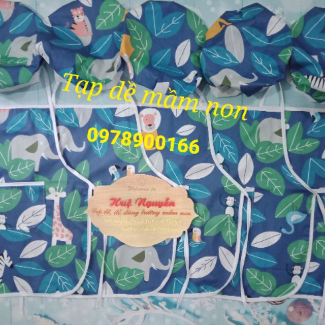 Combo 25 bộ tạp dề cho bé và 4 bộ cô