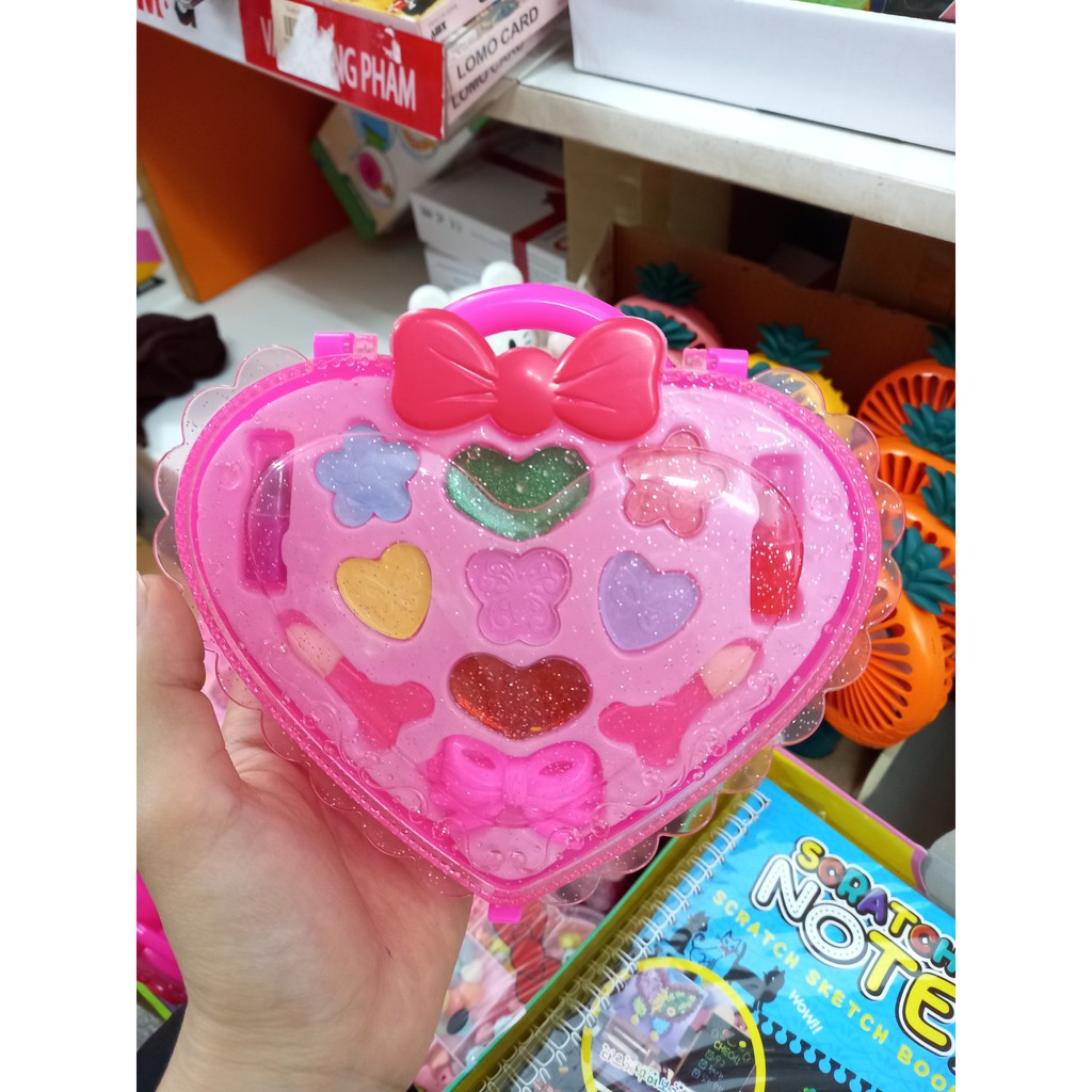Đồ chơi mỹ phẩm cho trẻ em, đồ trang điểm, bộ đồ hộp màu, quà tặng sinh nhật cho bé gái