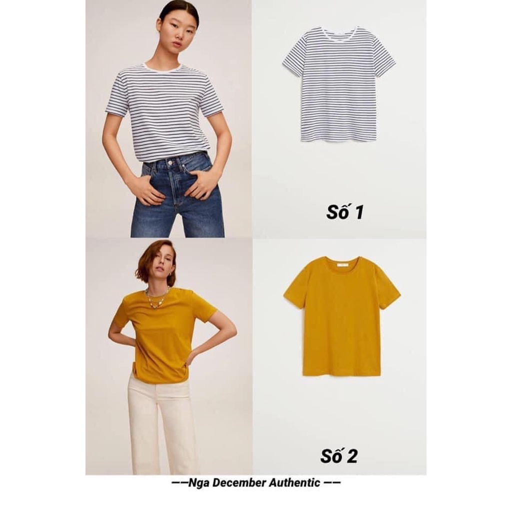 Áo phông Mango chất mát - authentic new tag