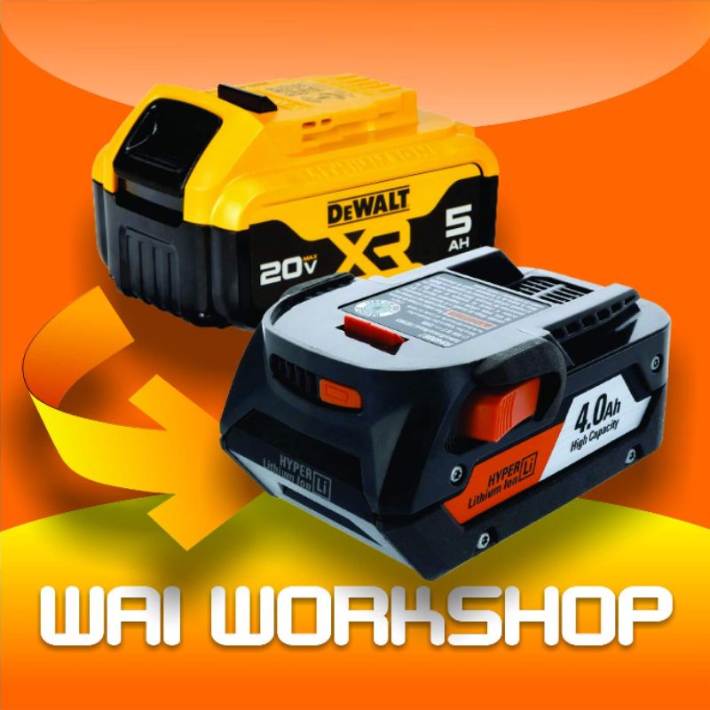 Bộ chuyển đổi pin XR Dewalt cho thân máy AEG/RIDGID