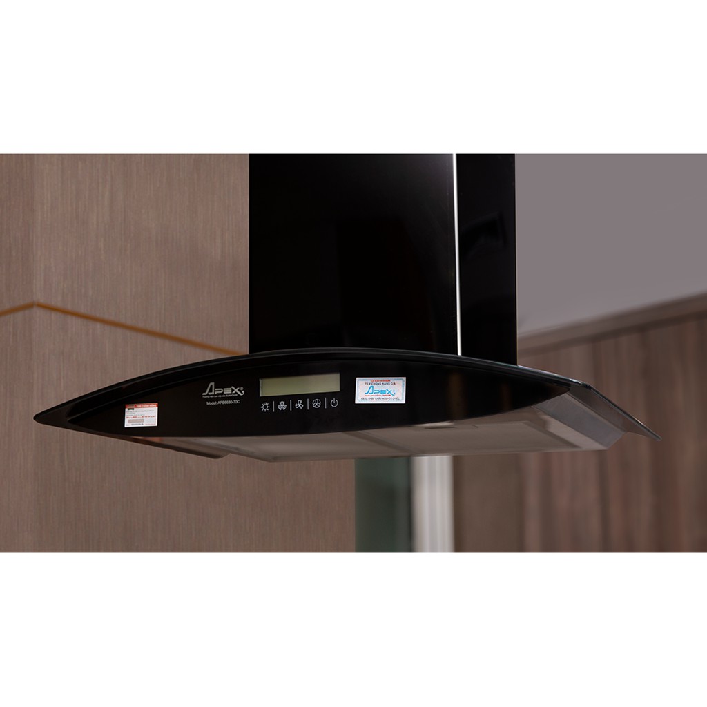 Máy hút mùi kính cong APEX APB6680-70C