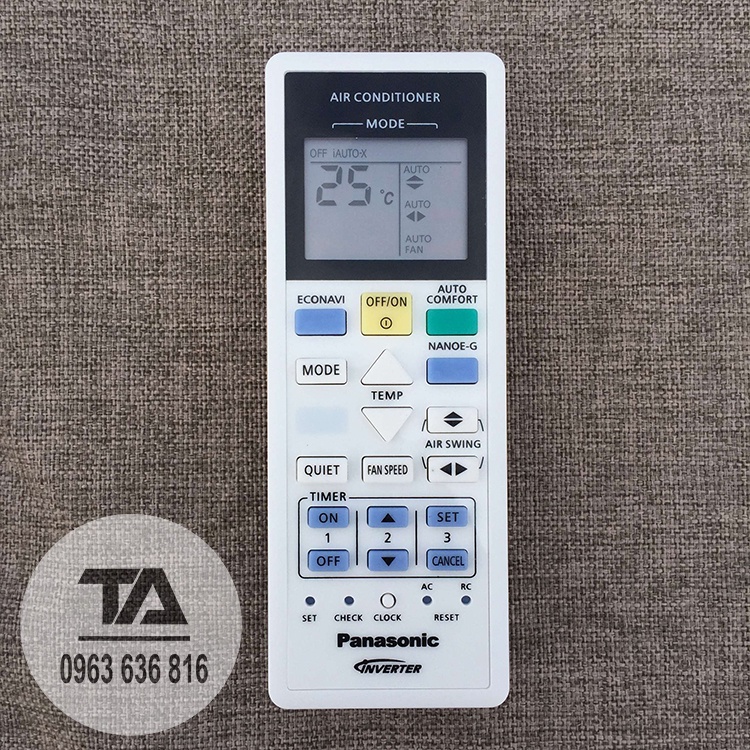 Điều khiển điều hòa Panasonic.┃Remote máy lạnh Panasonic. - CHÍNH HÃNG