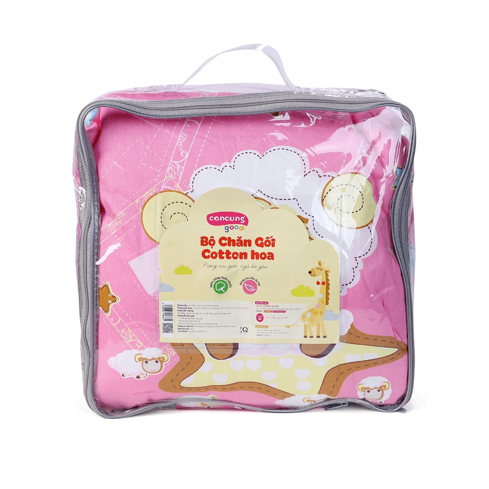 Bộ chăn gối cotton ConCung Good