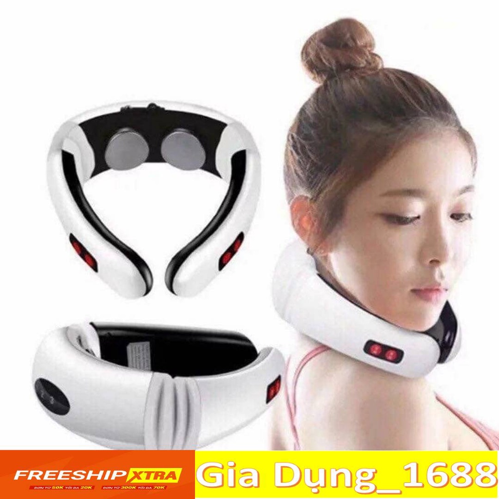 Máy Massage Cổ Vai Gáy💚CAM KẾT CHUẨN💚Massage Xung Điện Từ KL 8530 Loại 1- 5 Chức Năng