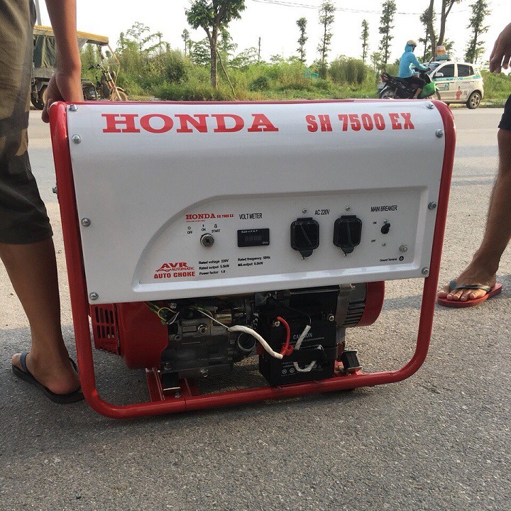 Máy Phát Điện Honda Chạy Xăng 6kw SH7500EX (Le Gió Tự Động)