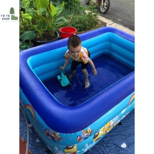 Bể bơi cho bé, hồ bơi tại nhà cho bé, bể bơi 3 tầng siêu cao để các bạn nhỏ thỏa sức bơi lội ngay tại nhà trong mùa hè.