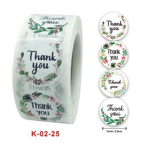 Cuộn 500 nhãn dán sticker thank you