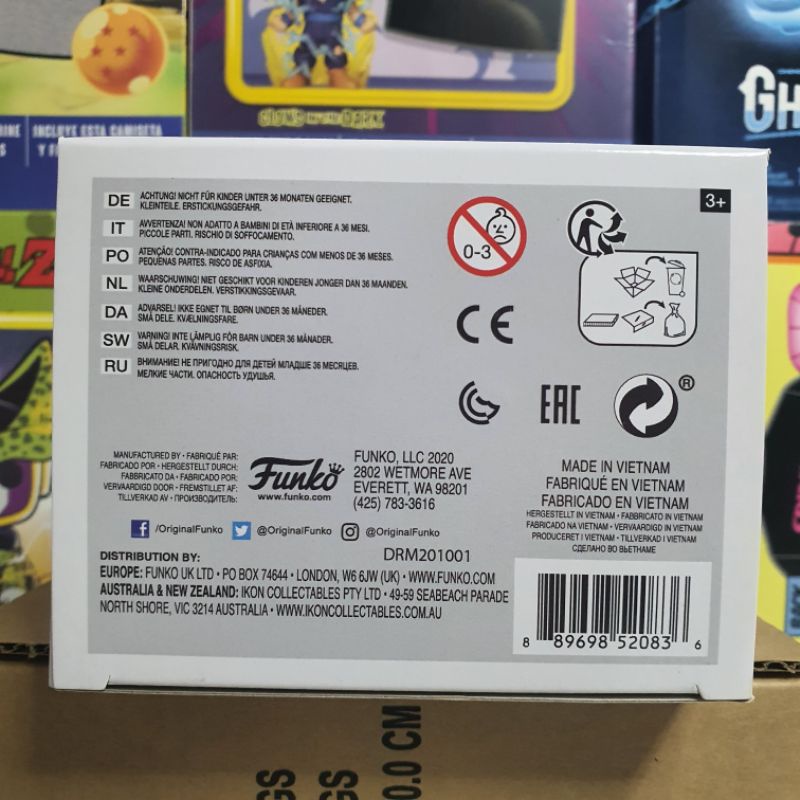 Đồ chơi mô hình funko pop 886 Yami Marik Toy Temple Sticker - Yugi-oh