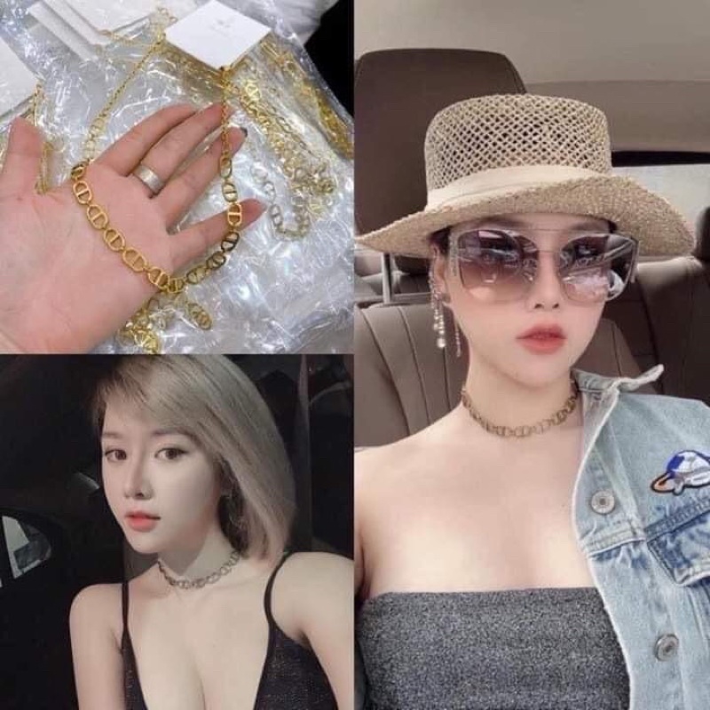 Vòng cổ dây xích sang chảnh hợp kim titan