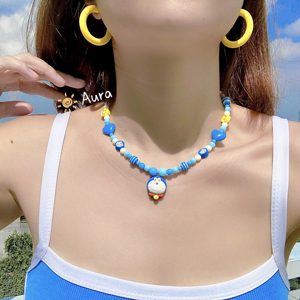 Vòng cổ Hoạt Hình Doraemon cute Handmade Aura
