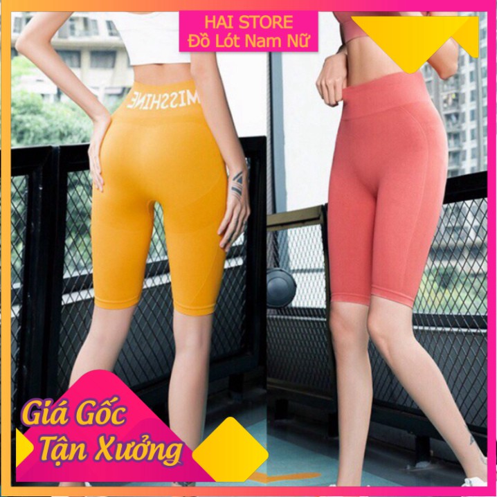 ⭐FreeShip⭐ Quần Tập gym yoga Dáng Lửng Thể Thao Thời Trang misshine
