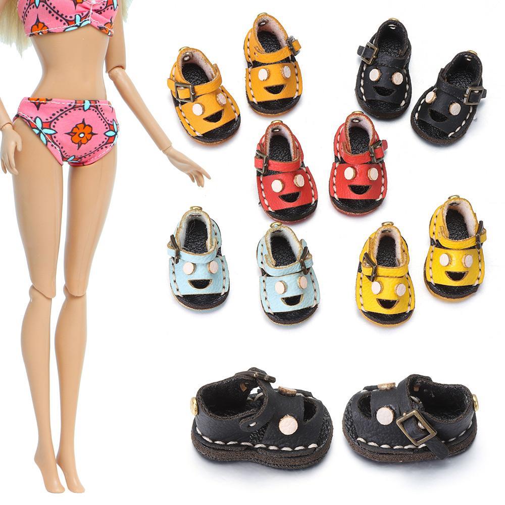 Giày Búp Bê Da Bò 1 / 12BJD Tỉ Lệ 1 / 11 OB11