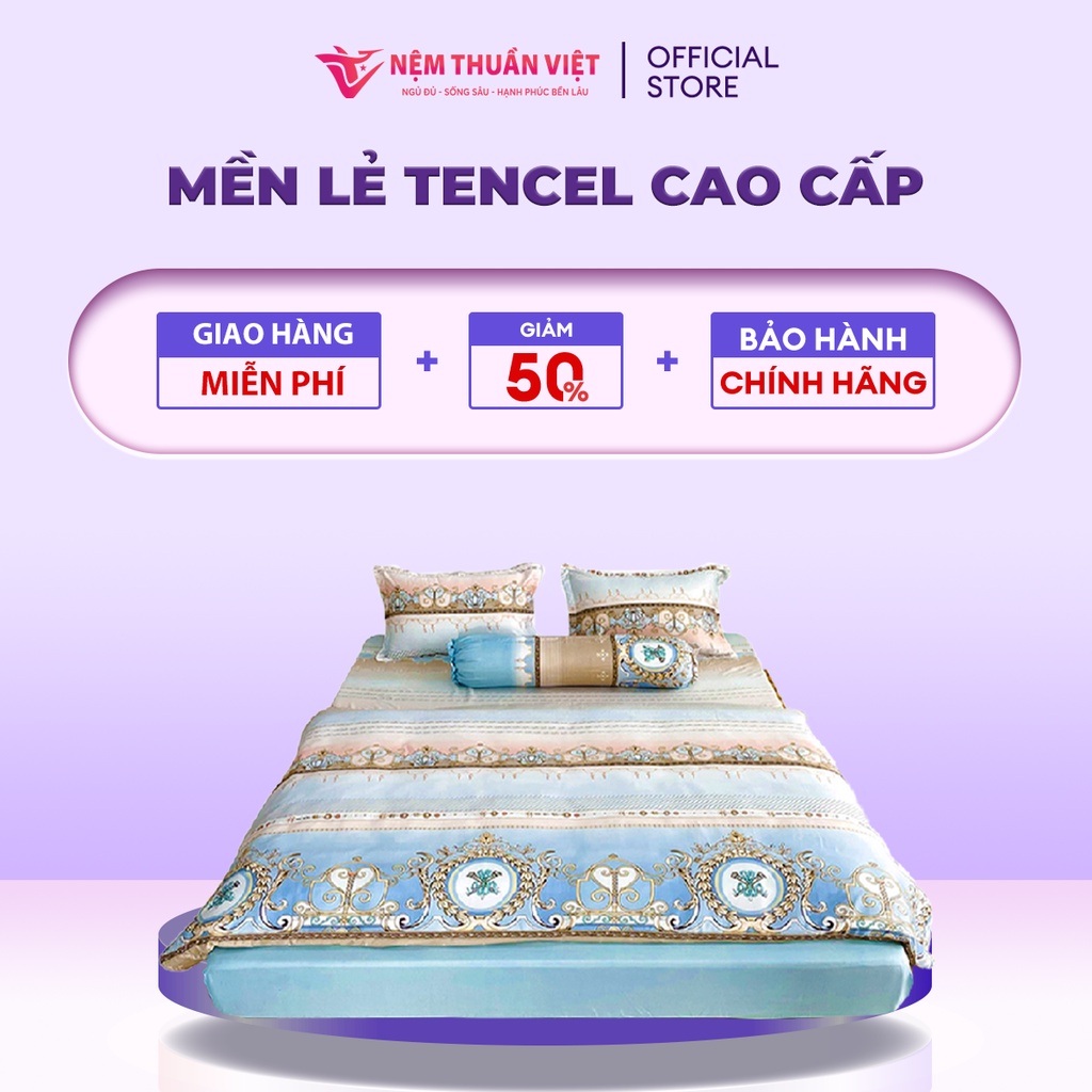 Mền Tencel Thuần Việt Cao Cấp - Nâu Nhạt TVM02 - Kích Thước 180x200