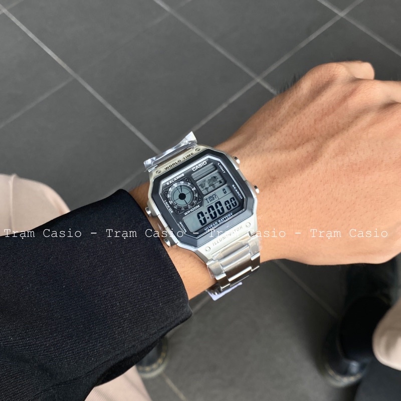 Đồng Hồ Nam Casio AE-1200WHD-1AVDF Hàng REAL