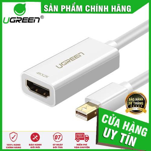 Cáp chuyển Mini Displayport ra HDMI hỗ trợ 2K 4K Ugreen 40361 ✔HÀNG CHÍNH HÃNG ✔