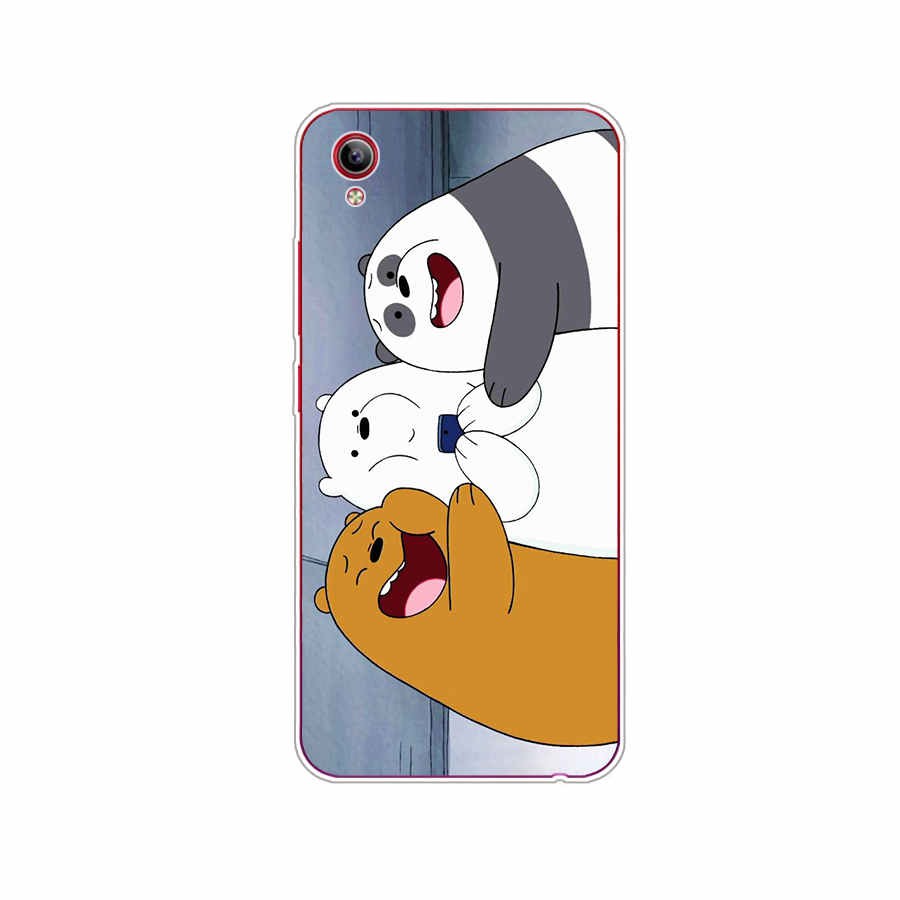 Ốp silicon Mềm In Hình Gấu We Bare Bears Cho Vivo Y53 / Y55 / Y91 / Y91C / S1 2019 / S1 Pro