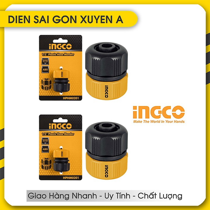 Đầu nối ống nước mềm Fi21 INGCO HPHM0201