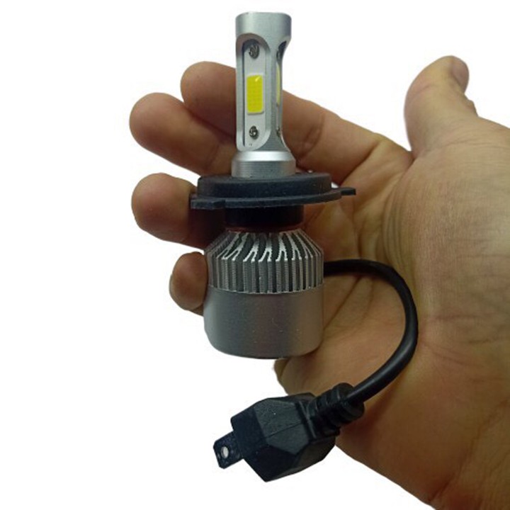 Đèn pha C6 2 tim chân H4